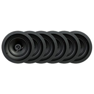 SpeakerCraft Profile CRS6 Zero 6" Ceiling Speaker 6 Pack